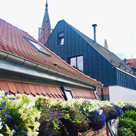 Le Carre D Or Appartement Terrasse Vue Cathedrale Strasbourg Eksteriør billede